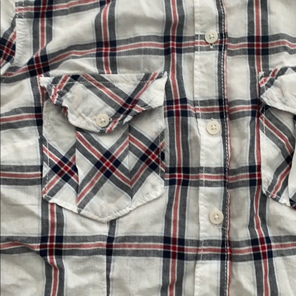 Short sleeved plaid tee! Sz 4 - Picture 2 of 3